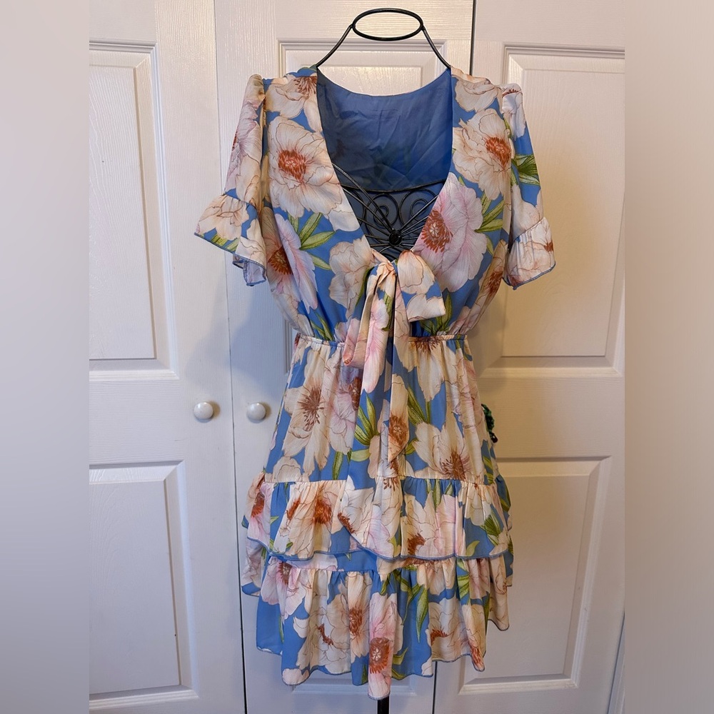 Floral mini dress